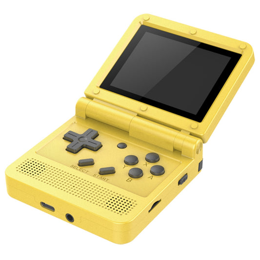 POWKIDDY V90 (64GB Card) English Version Flip Cover Retro Game Console 3-inch Screen Open Source Video Game Player Gift