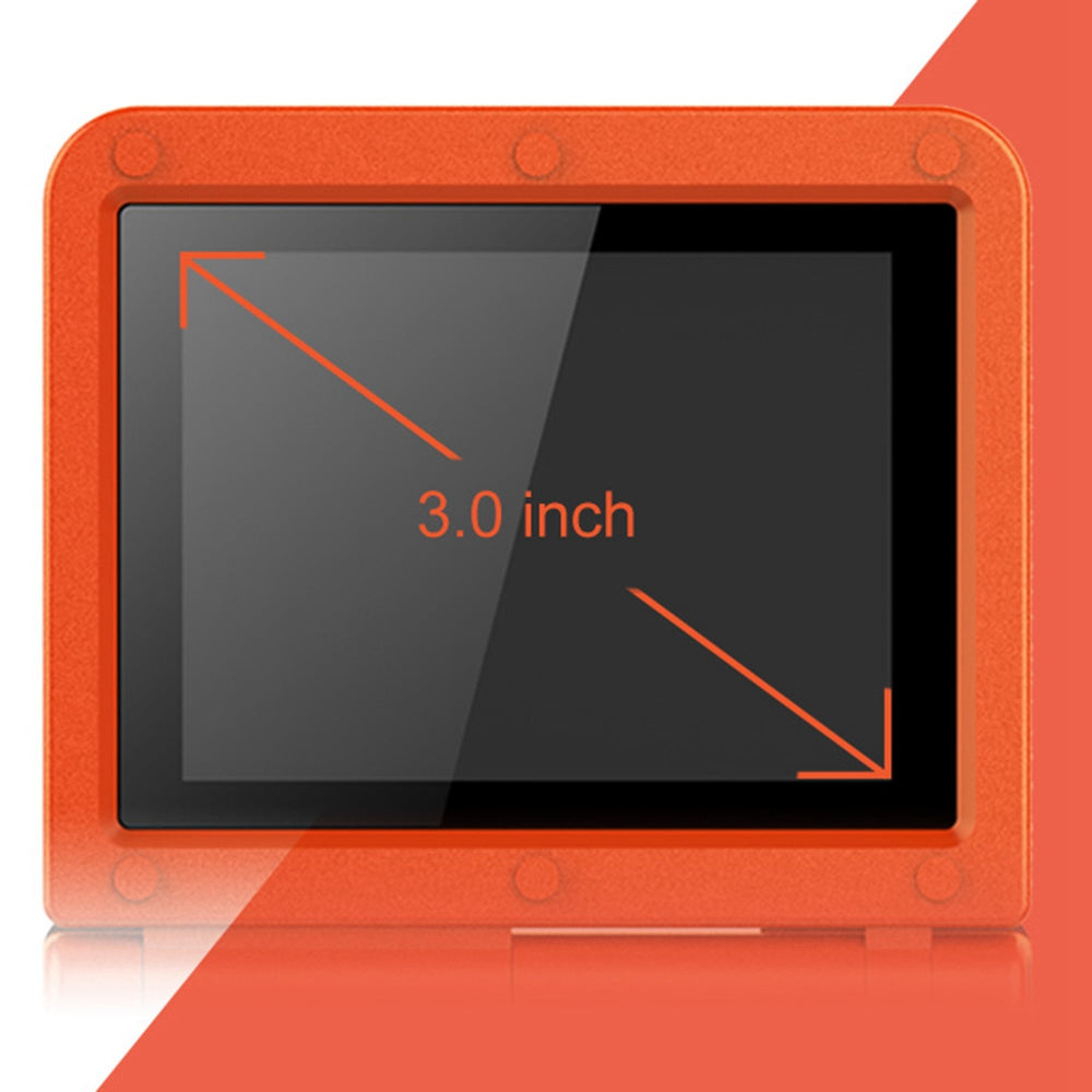 POWKIDDY V90 (64GB Card) English Version Flip Cover Retro Game Console 3-inch Screen Open Source Video Game Player Gift
