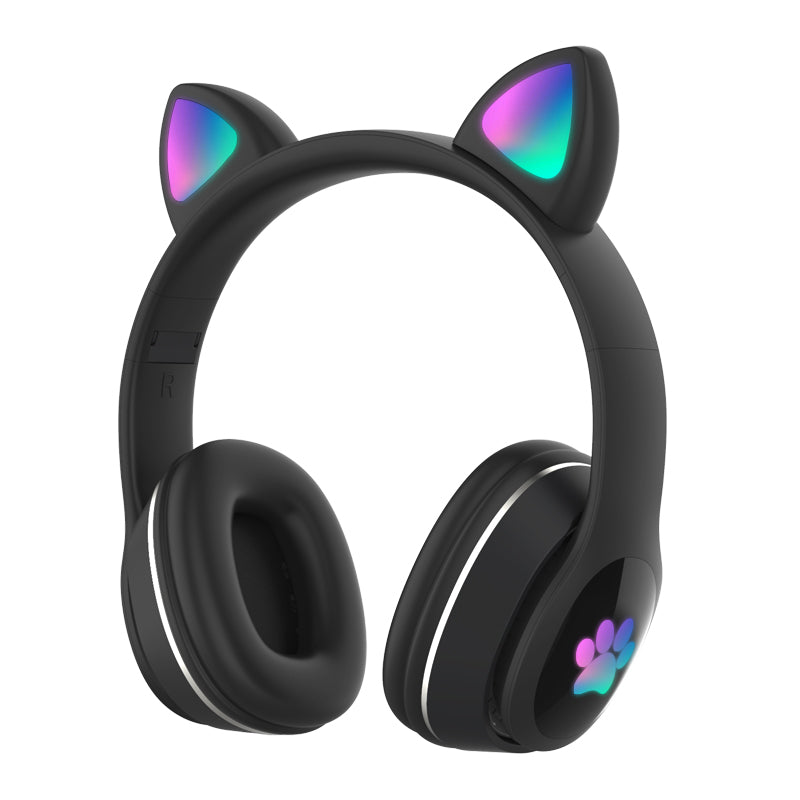 L400 Cat Ear Shape Breathing Light Bluetooth Headsets Wireless Earphones