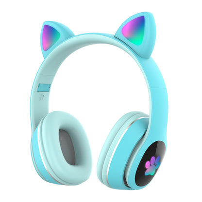 L400 Cat Ear Shape Breathing Light Bluetooth Headsets Wireless Earphones
