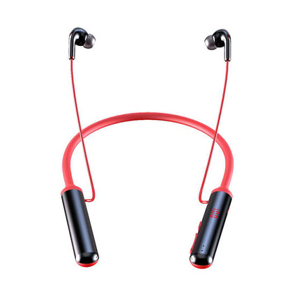 960 Bluetooth 5.0 Earphone Sports Neckband Headphone Bass Stereo Power LED Display Noise Cancelling Headset Support TF Card