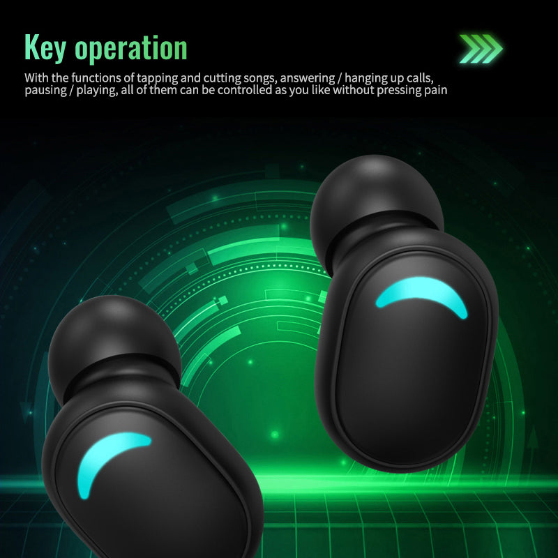 G7S TWS Earphone Noise Reduction Wireless Bluetooth-compatible Headphones Gaming Headset