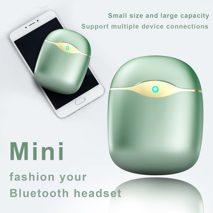 M18 TWS Bluetooth 5.2 Headset Binaural Stereo Wireless Earbuds IP3 Waterproof Sports Headphones Compatible with Mobile Phones/ Tablets/Laptops