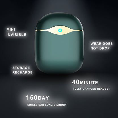 M18 TWS Bluetooth 5.2 Headset Binaural Stereo Wireless Earbuds IP3 Waterproof Sports Headphones Compatible with Mobile Phones/ Tablets/Laptops