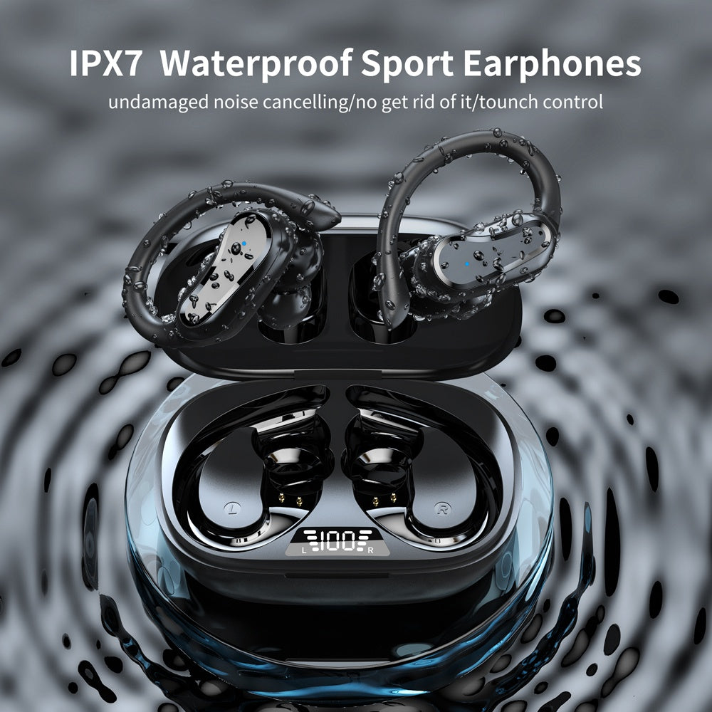 i27 Ear Hook Design Headphone Bluetooth 5.1 Wireless Headset TWS Earphone Stereo Sound Sports Earbud with Charging Case