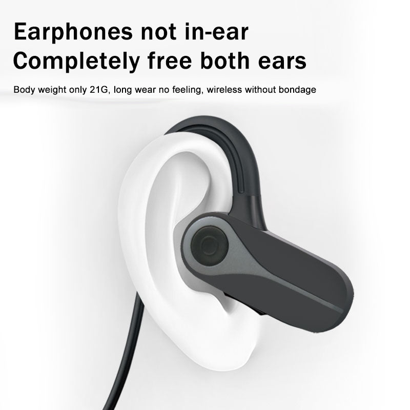 B8 Air Conduction Headphone Bluetooth 5.3 Waterproof Wireless Sports Music Gaming Neckband Headset