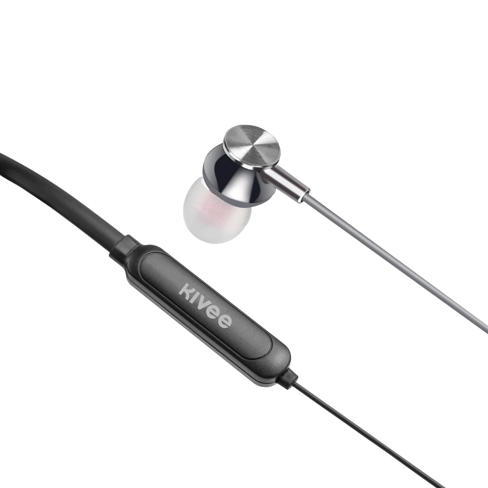 KIVEE KV-TW63 Air BEP 55 Bluetooth 5.0 Neck-mounted Earphones Magnetic Adsorption Sports Headphones