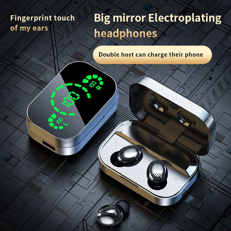 YD04 Wireless Bluetooth Headphones Noise Canceling TWS In-ear Earbuds with Digital Display
