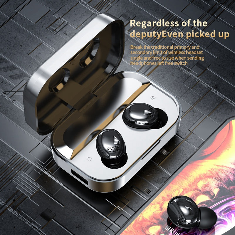 YD04 Wireless Bluetooth Headphones Noise Canceling TWS In-ear Earbuds with Digital Display