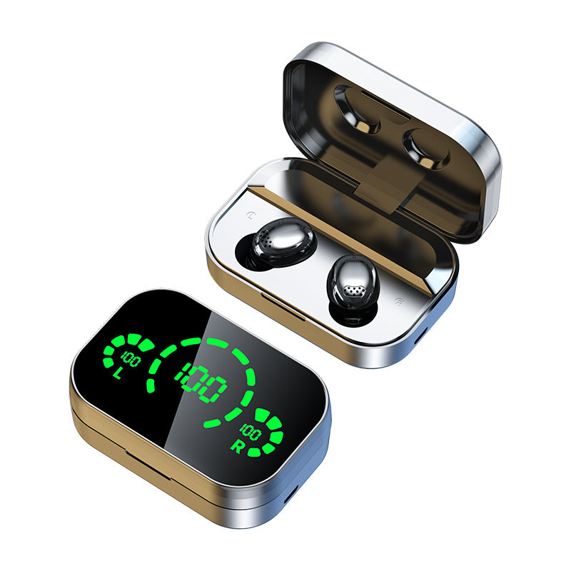 YD04 Wireless Bluetooth Headphones Noise Canceling TWS In-ear Earbuds with Digital Display
