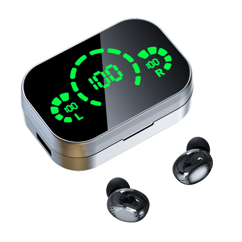 YD04 Wireless Bluetooth Headphones Noise Canceling TWS In-ear Earbuds with Digital Display