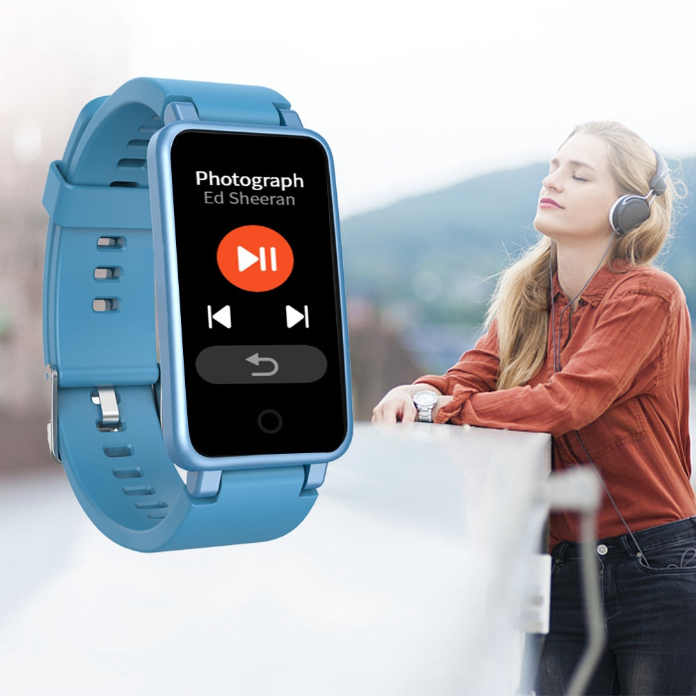 C2 0.96" Screen Smart Watch Health Monitor Sports Bracelet Multifunction Bluetooth Waterproof Intelligent Bracelet