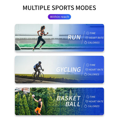 C2 0.96" Screen Smart Watch Health Monitor Sports Bracelet Multifunction Bluetooth Waterproof Intelligent Bracelet