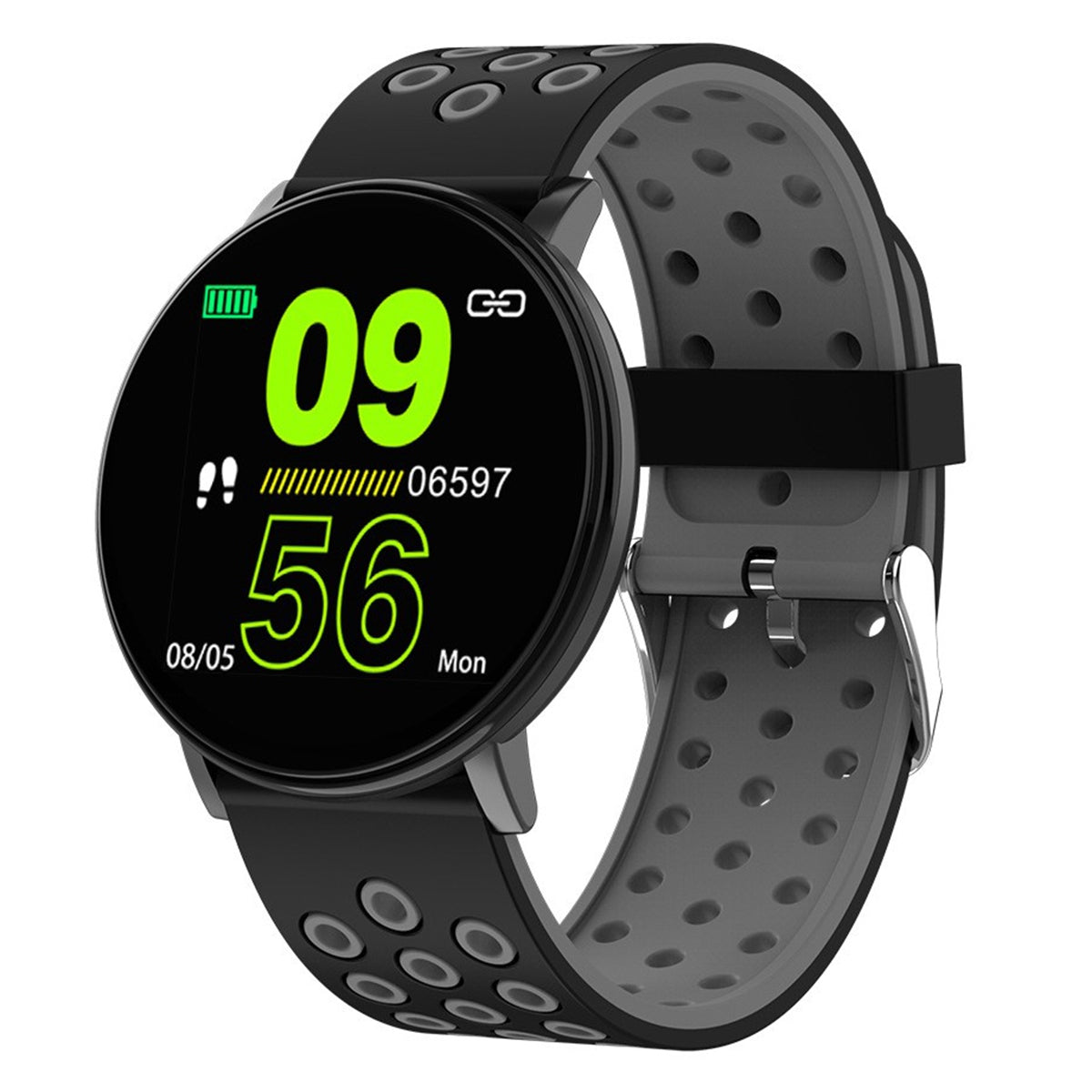 N2 1.3-inch Round Screen Smart Watch Heart Rate Monitor Sports Bracelet for Android / iOS