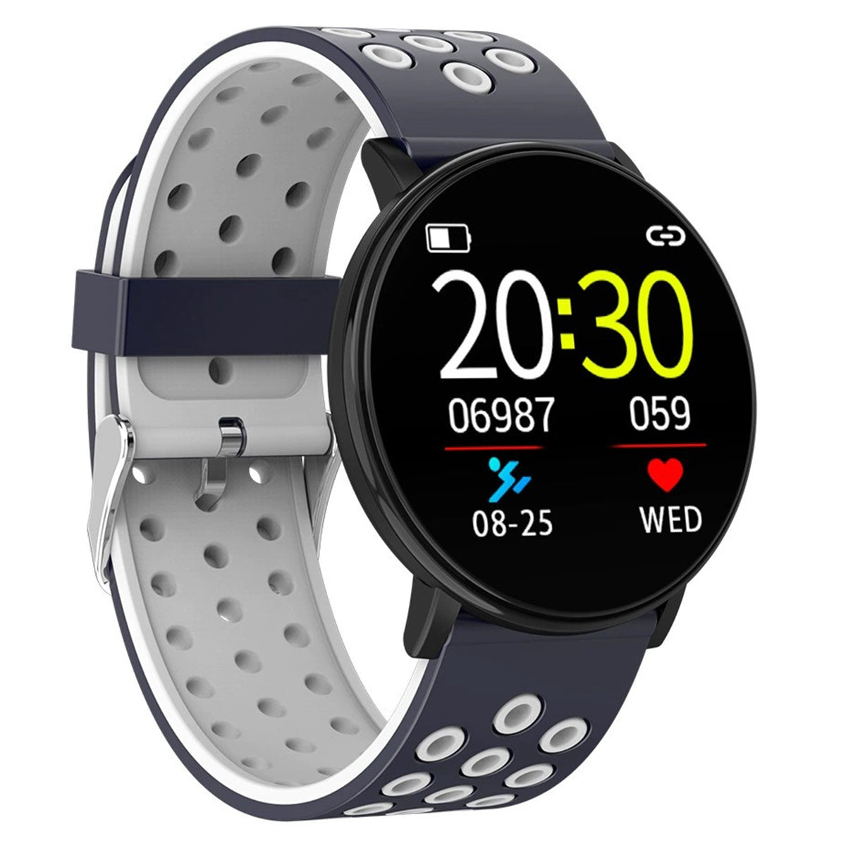N2 1.3-inch Round Screen Smart Watch Heart Rate Monitor Sports Bracelet for Android / iOS