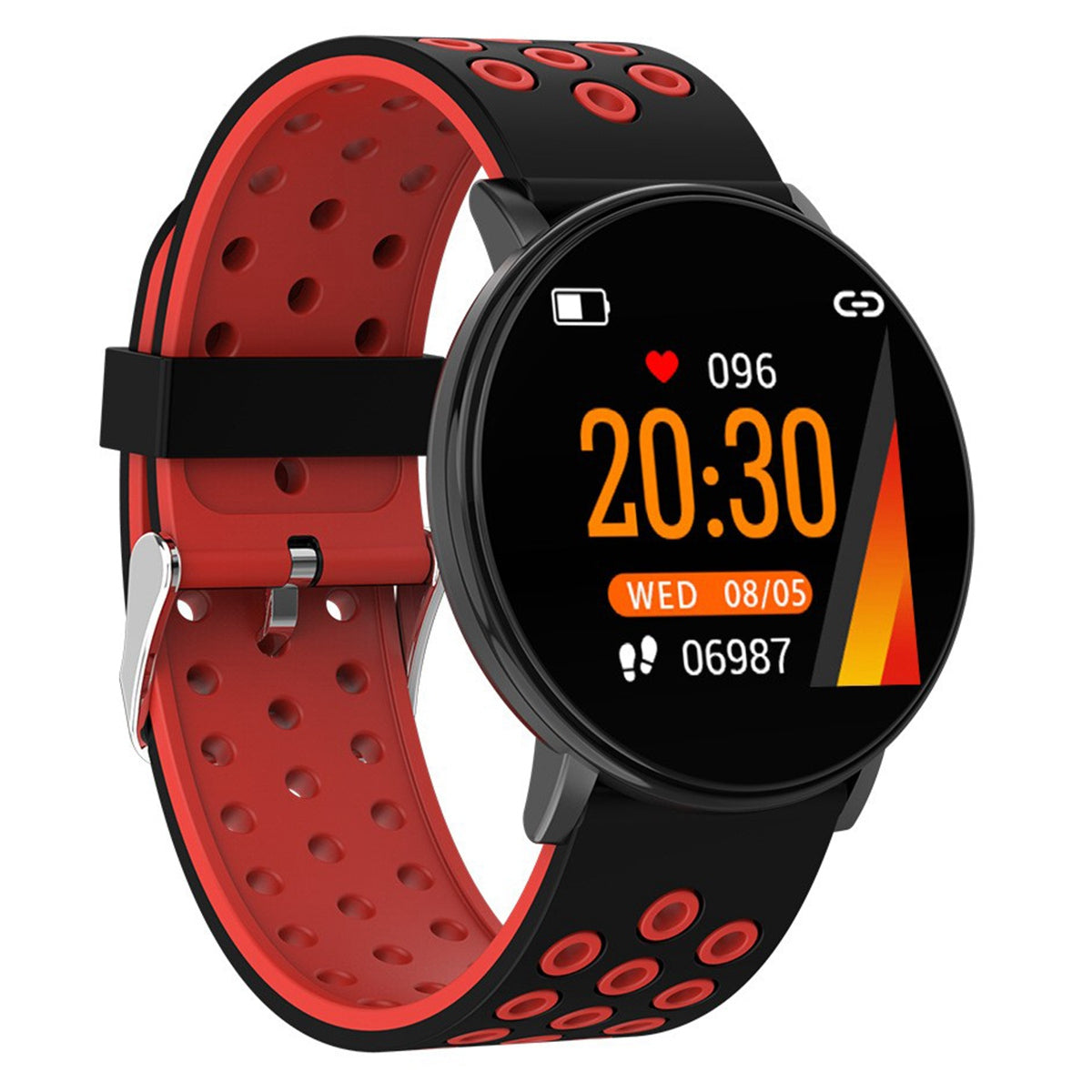 N2 1.3-inch Round Screen Smart Watch Heart Rate Monitor Sports Bracelet for Android / iOS