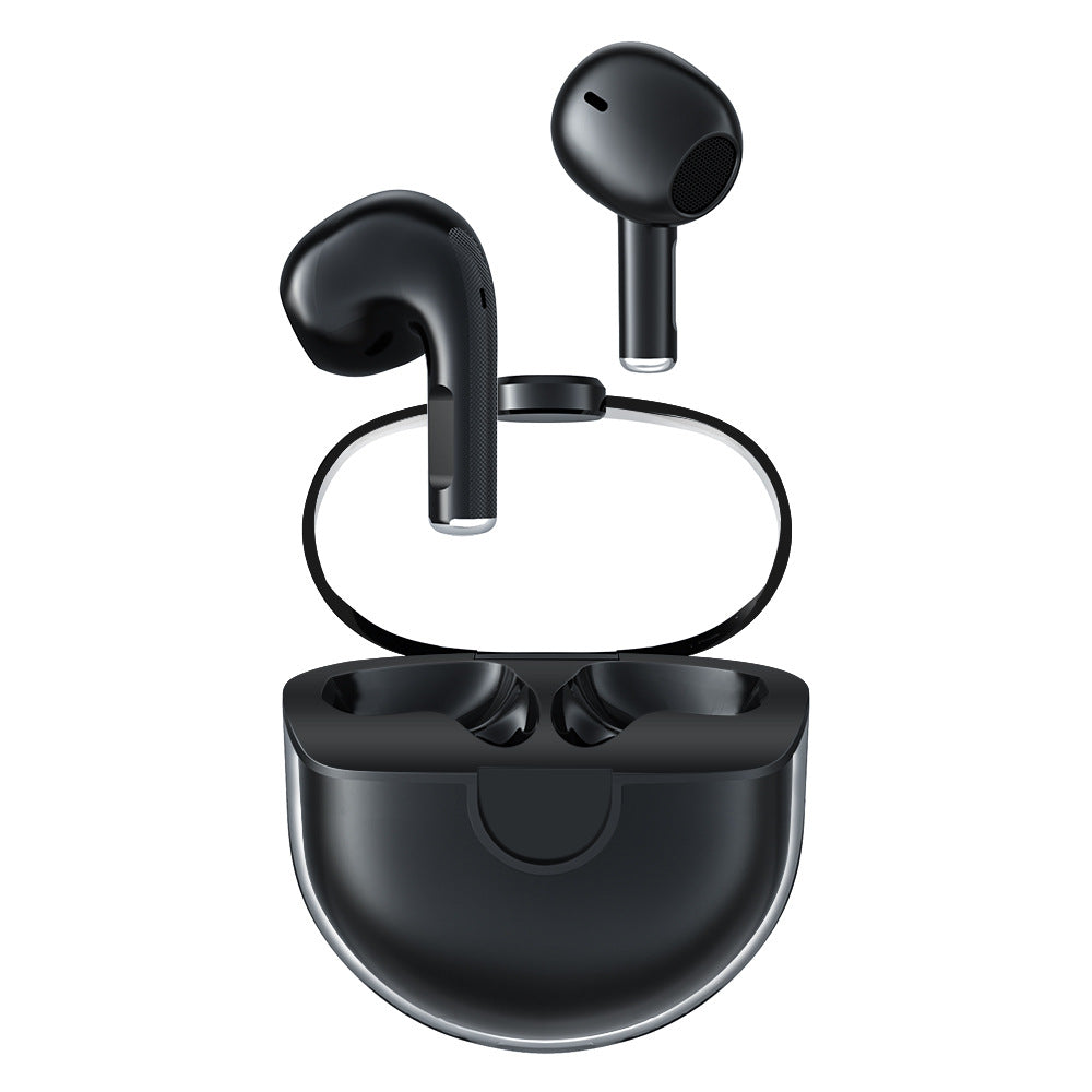 Transparent Bluetooth 5.0 TWS Earphones Semi-In-Ear HiFi Stereo Wireless Sports Earbuds Headphones