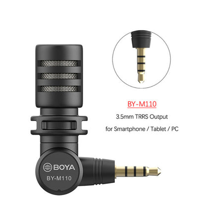BOYA BY-M110 3.5MM TRRS Output Mini Microphone