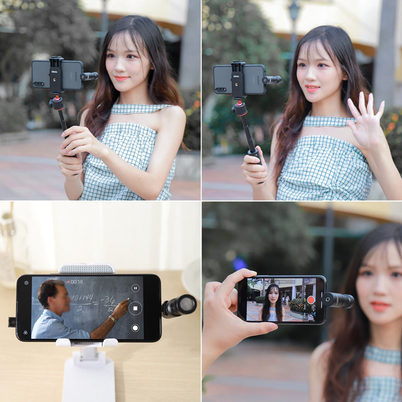 SAIREN Professional Plug Play Cell Phone Microphone Portable Mini Mic for Type-C Devices