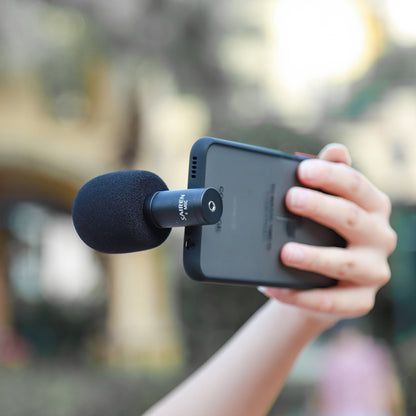 SAIREN Professional Plug Play Cell Phone Microphone Portable Mini Mic for Type-C Devices