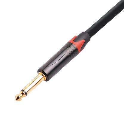 TC194BLY202 1m 3.5mm Male to Dual 6.35mm Male Jack Audio Cable for Mixer/Recording Equipment