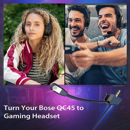 For Bose QC45 Gaming Headset Noise Reduction Microphone Extension Audio Cable