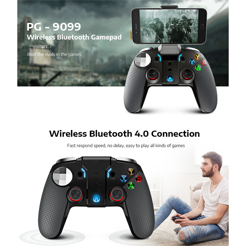 IPEGA PG-9099 Wireless Bluetooth Game Controller Vibration Video for Android Windows PC TV Box Extension Joystick