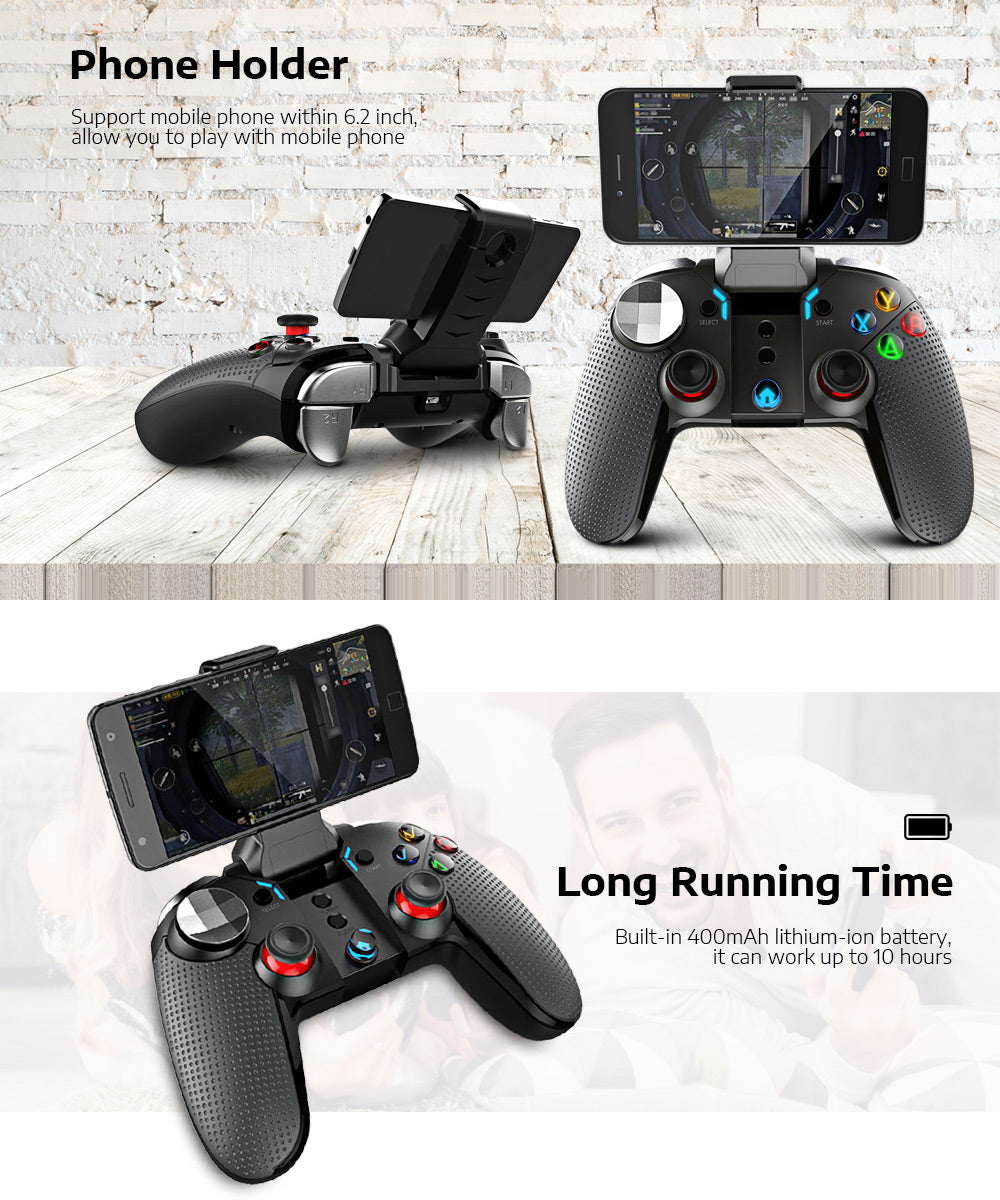 IPEGA PG-9099 Wireless Bluetooth Game Controller Vibration Video for Android Windows PC TV Box Extension Joystick