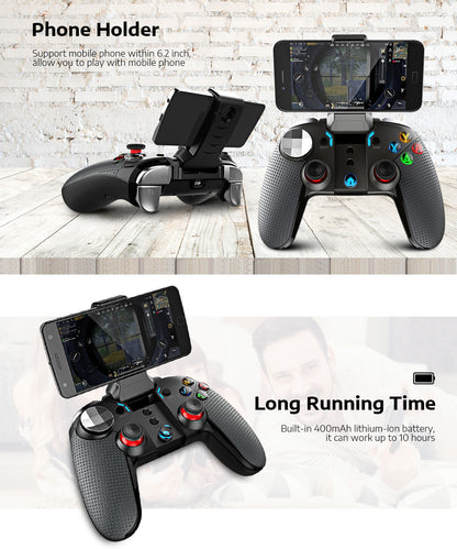 IPEGA PG-9099 Wireless Bluetooth Game Controller Vibration Video for Android Windows PC TV Box Extension Joystick