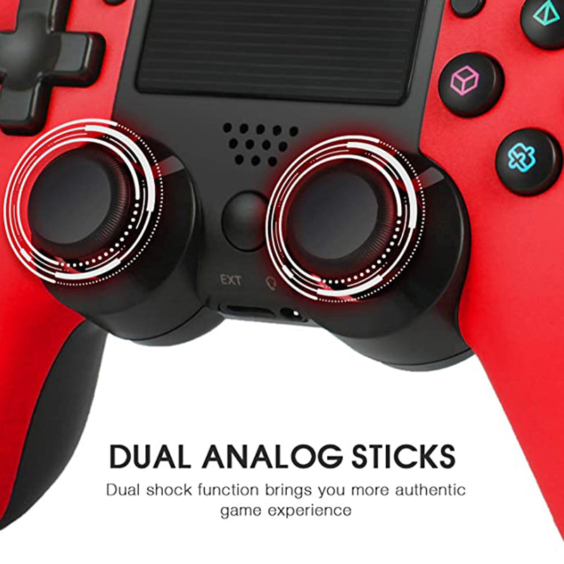 RYX-298 PS4 Bluetooth Gamepad Wireless Controller with Dual Vibration and TouchPad/Audio Function for Playstation 4/PS4 Pro/PC/Laptop