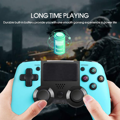 RYX-298 PS4 Bluetooth Gamepad Wireless Controller with Dual Vibration and TouchPad/Audio Function for Playstation 4/PS4 Pro/PC/Laptop