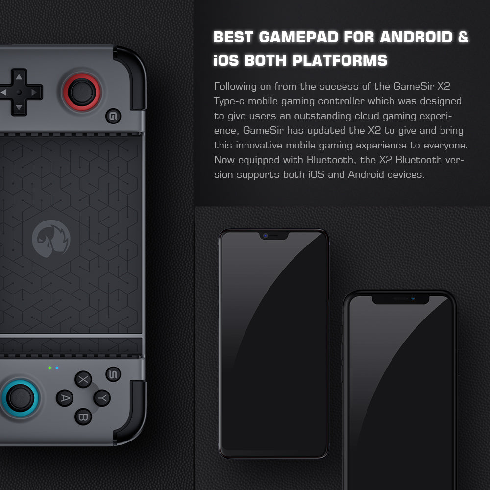 GAMESIR X2 Bluetooth Wireless Gamepad Game Controller for Android/iOS Mobile Phone
