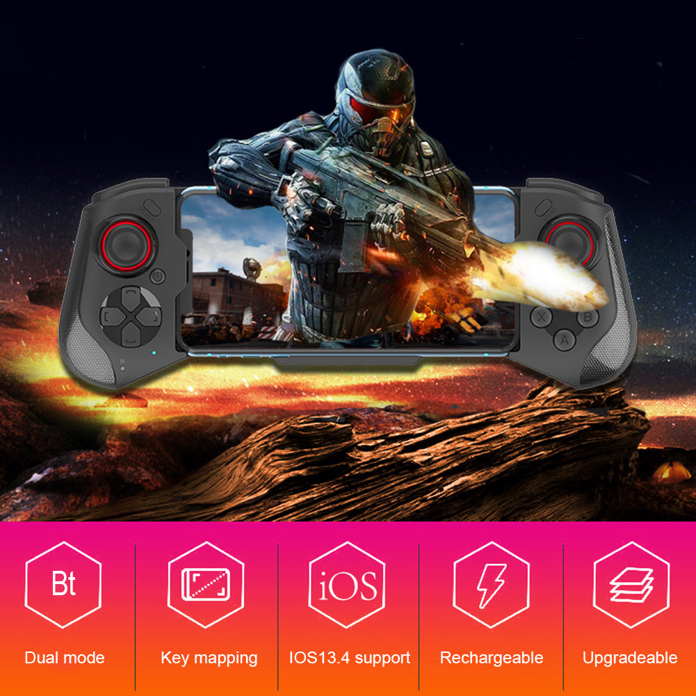 MOCUTE 060 Bluetooth Wireless Retractable Gamepad Game Joystick Controller for Android/iOS Mobile Phone