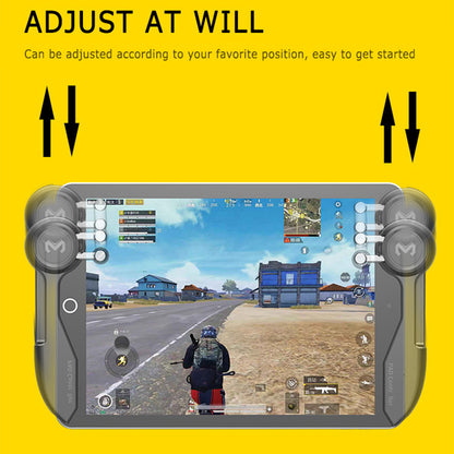 1 Pair Tablet Gaming Controller Six Finger Game Joystick Target Button L1R1 Shooter Trigger for PUBG Game