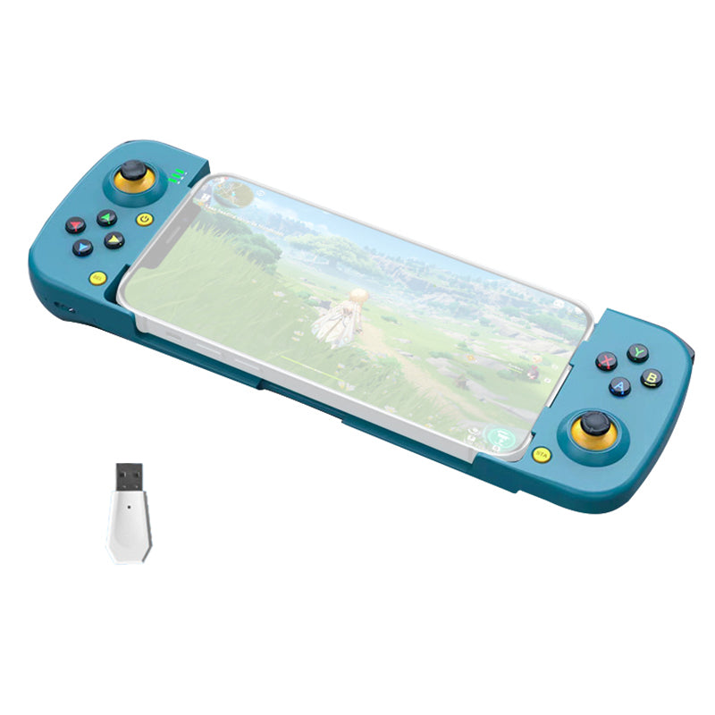 D3 Stretchable Wireless Controller for Nintendo Switch, PS4 Left  /  Right Joystick Bluetooth Gamepad with Receiver Portable Game Handle (Universal Version)