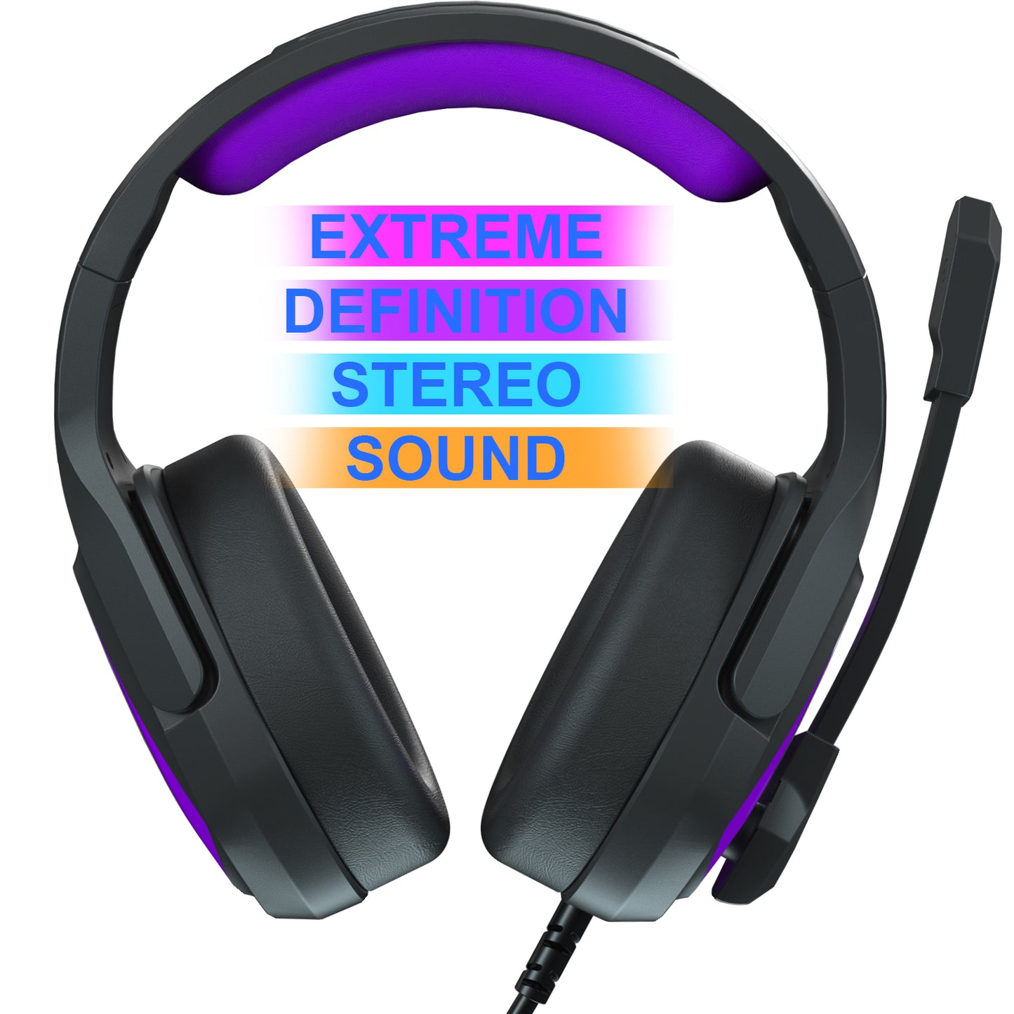SADES MH-602 Over Ear Gaming Headset Earphone Wired Headphone with Noise Cancelling Mic for PC Laptop