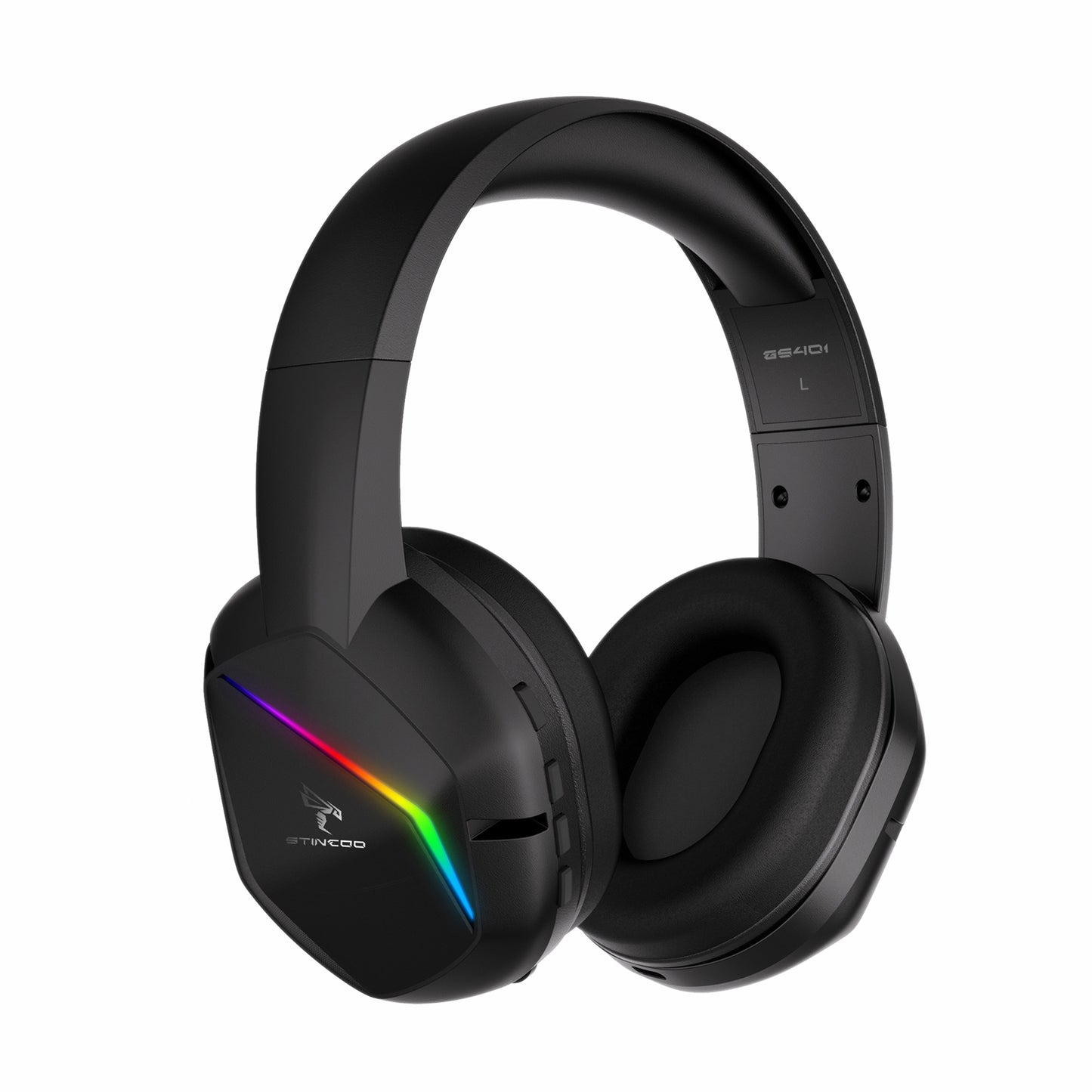 GS401 Surround Sound Gaming Headset with Mic for PC Phone Tablet, 2.4G Wireless