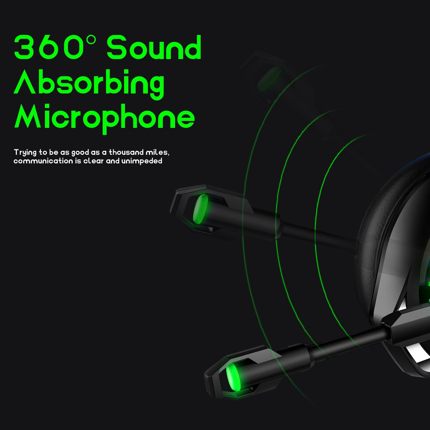 IMYB A20 Wired Over-Ear E-sports Headphone RGB LED Light Stereo Gaming Headset with Rotatable Microphone