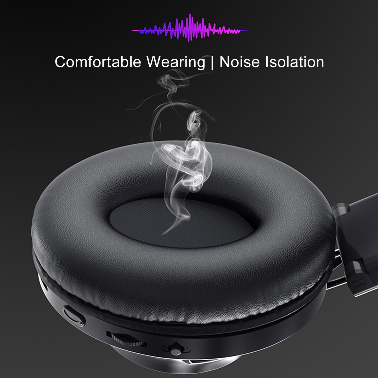 S4000 Wireless Bluetooth Headset Over-ear Headphone Support TF Card FM Radio