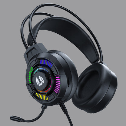 BATXELLENT H81 RGB Wired Headset Adjustable Gaming Headphone Noise Canceling Earphone with Mic for PC, Laptops, Mobile Phones