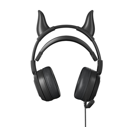 SY-G25 Devil Ears Design RGB Lighting Wired Control Gaming Earphone 3D Surround Sound Game Headset with HD Mic