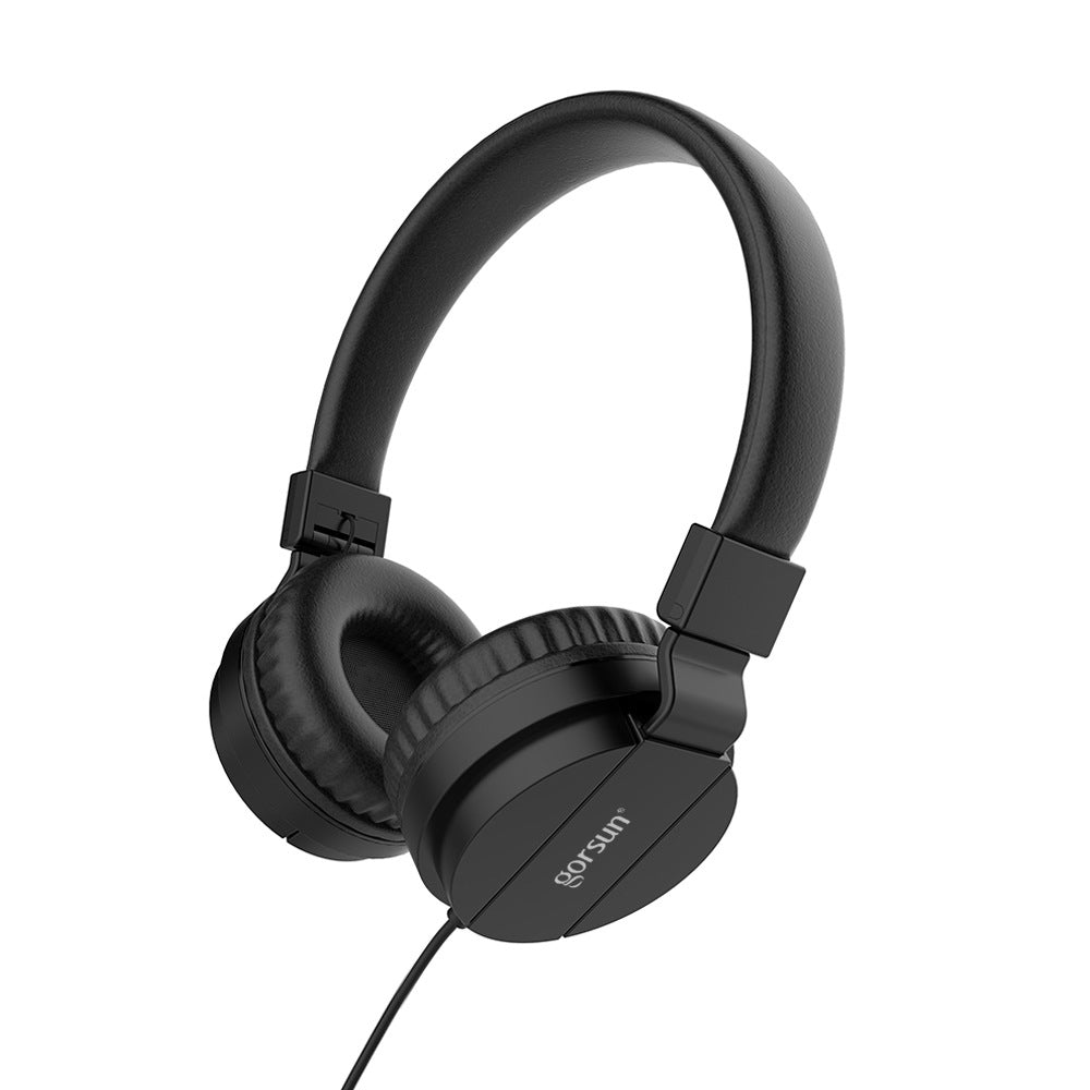 GORSUN GS-778 Over-ear Wired Headphone Stereo HiFi Sound Children Headset with 3.5mm AUX Plug