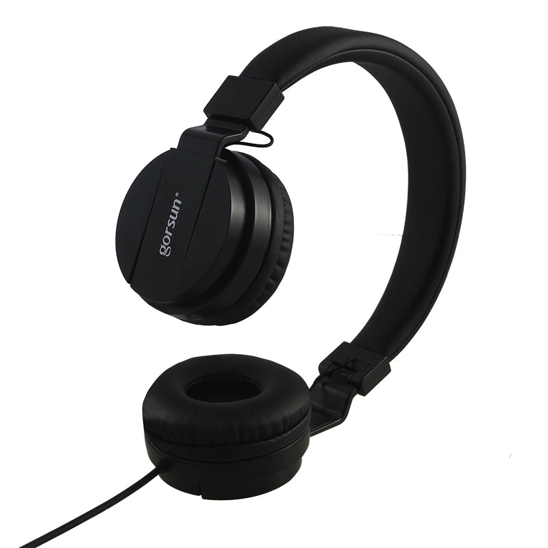 GORSUN GS-778 Over-ear Wired Headphone Stereo HiFi Sound Children Headset with 3.5mm AUX Plug