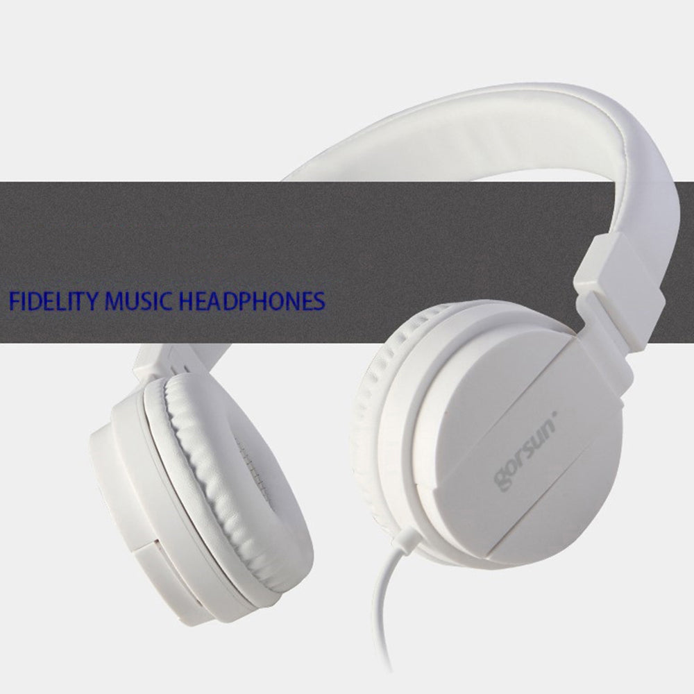 GORSUN GS-778 Over-ear Wired Headphone Stereo HiFi Sound Children Headset with 3.5mm AUX Plug