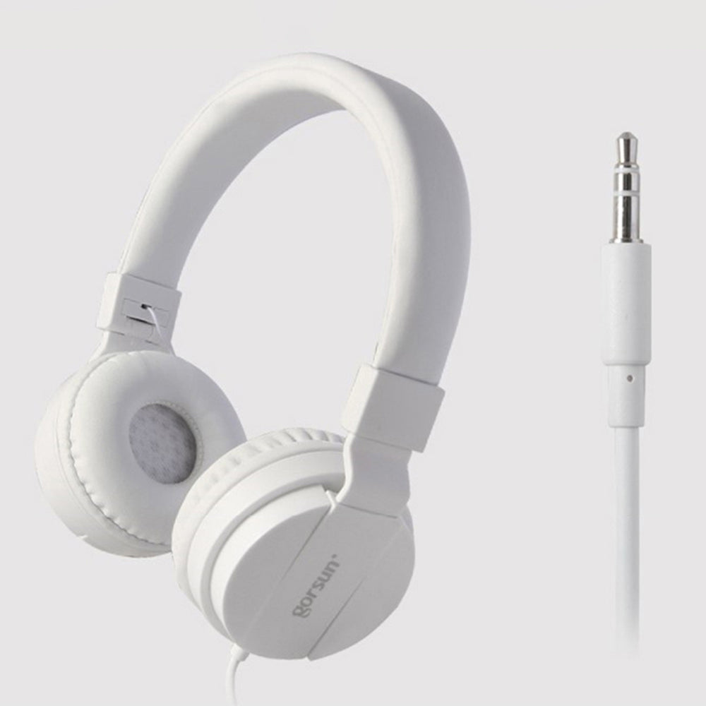 GORSUN GS-778 Over-ear Wired Headphone Stereo HiFi Sound Children Headset with 3.5mm AUX Plug