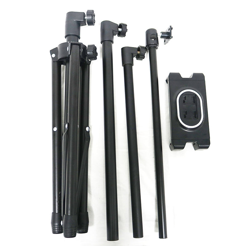 ADV-306 52cm-136cm Height Adjustable Foldable Tripod Mount for Phone Tablet within 4.7-12.9 Inches