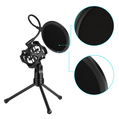 YANMAI PS-2 Recording Microphone Stand Holder with Pop Filter