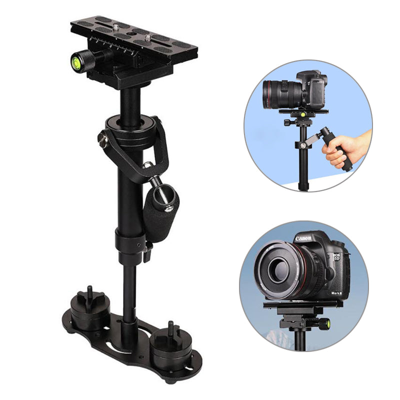 S40 Handheld Stabilizer 40cm Aluminum Alloy Photographic Video Stabilizer for Steadycam Steadicam DSLR Camera Camcorder