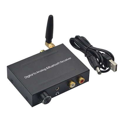 24Bit 192Khz Digital to Analog Converter Bluetooth 5.0 Receiver Volume Control DAC Audio Adapter for DVD TVbox