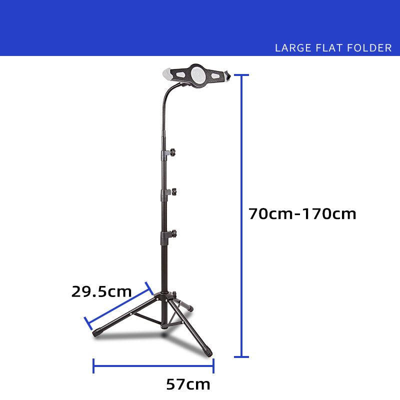 JYX-368 360&#176; Rotation Tablet Holder Height Adjustable Tripod Stand for Selfie Live Broadcast